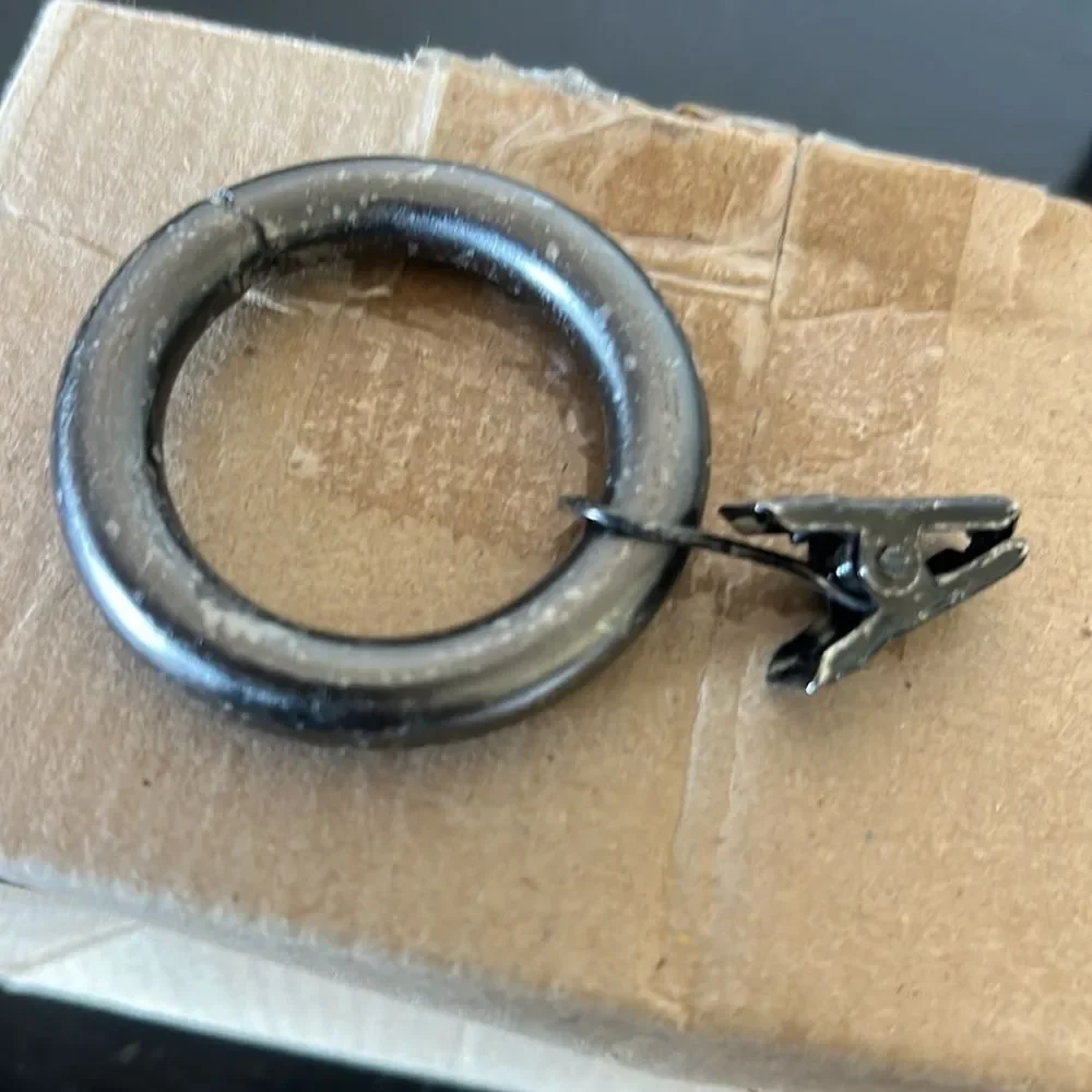 Pottery Barn Round Small Curtain Rings set of 7